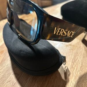 Versace Blue and Gold Glasses